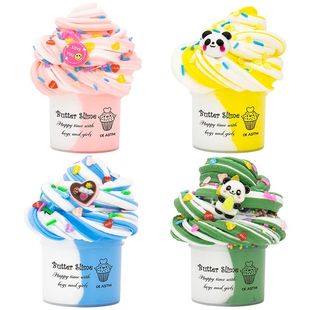 70ml Butter Fluffy Slime Cake Panda Slime DIY Making Set Non