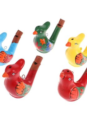 Coloured Drawing Water Bird Whistle for Kid Early Learning E