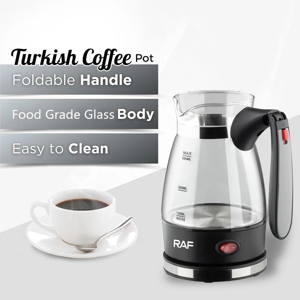 600W Turkish Coffee Pot Portable Coffee Maker Italian Arabic