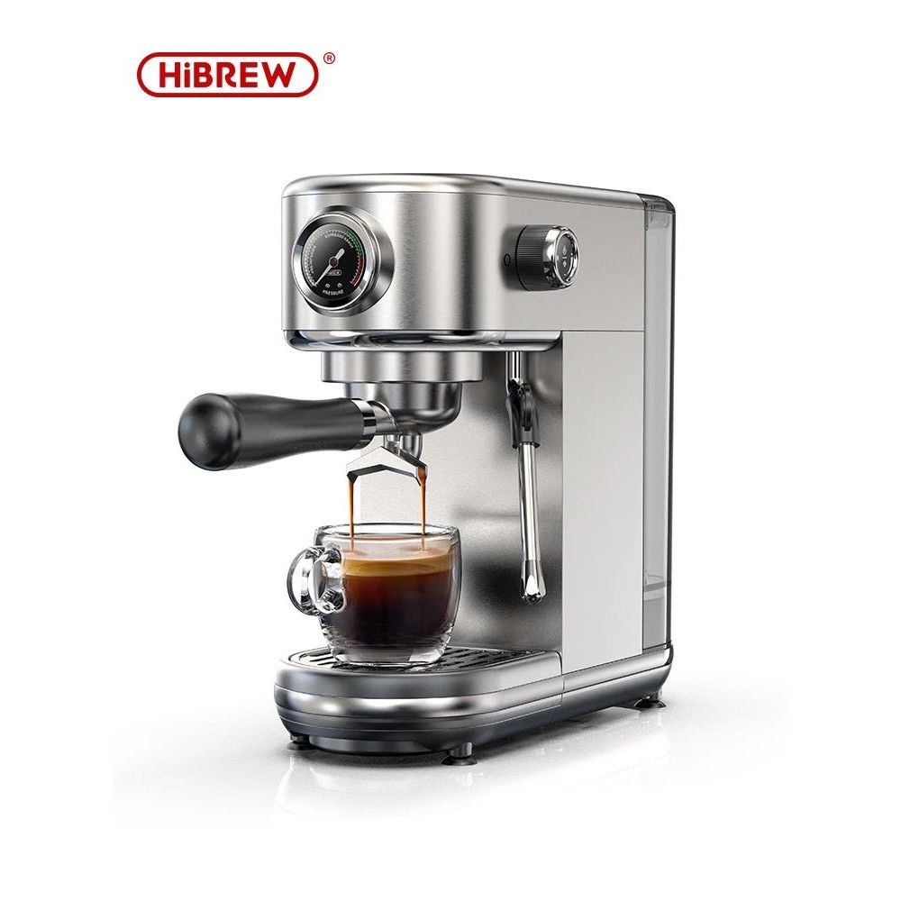 HiBREW 20Bar Semi Automatic Espresso Coffee Machine Temperat
