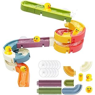 Children Bathtub Toy Slide Shower DIY assembly water track b