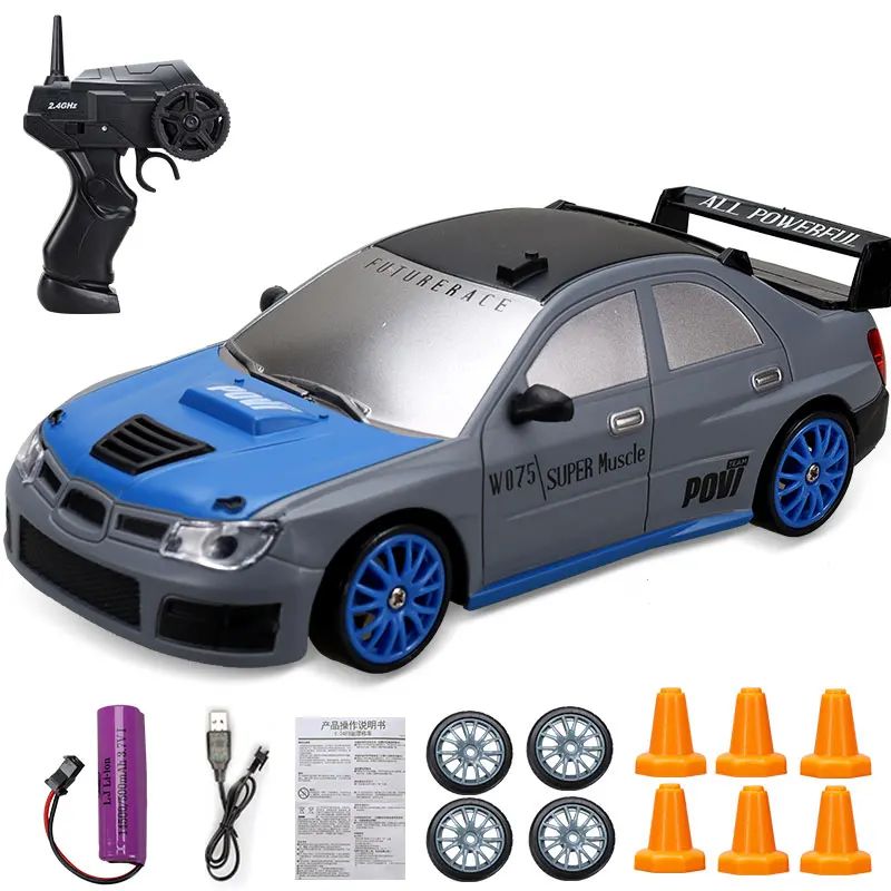 2.4G RC CAR With LED Light 4WD Remote Control Drift Cars Pro