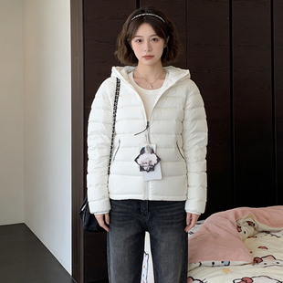 鸟家云感泡芙排骨羽绒服防水三星90白鸭绒轻盈外套秋冬604035