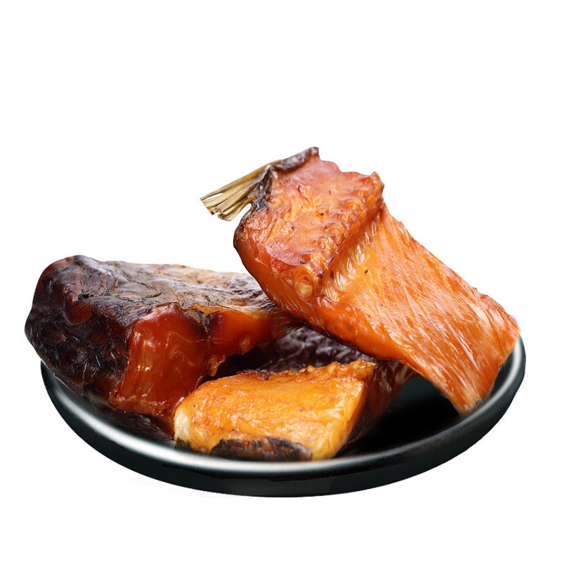 桃花冲腊鱼湖南特产农家自制柴火烟熏腊味制品鱼肉干500g