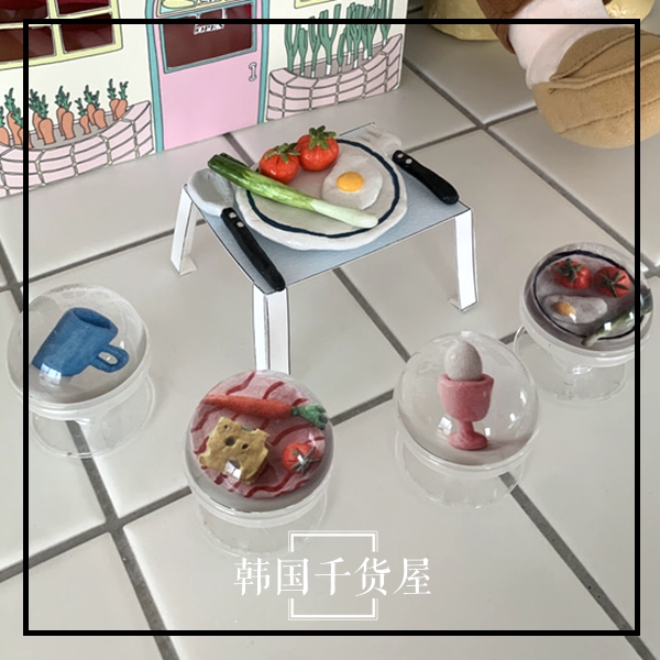 可爱食物蔬菜圆形手机支架