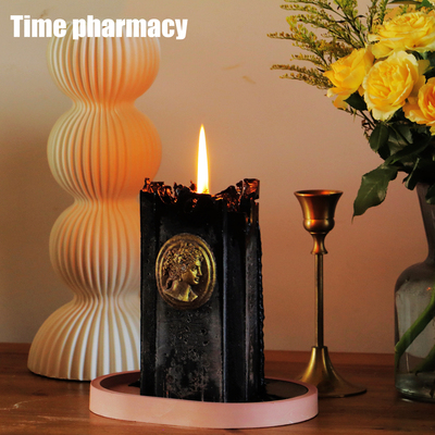 小众黑色浪漫网红摆件香薰蜡烛