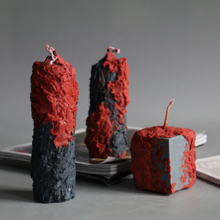 Time pharmacy 手作 侘寂风混凝土质感香薰蜡烛摆件 民宿装饰道具