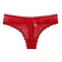 Pure sensual underwear for women: Low-waisted, hot, transparent lace, comfortable, breathable, quick-drying, pure cotton thong for women thumbnail 6