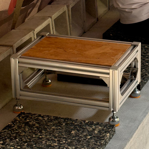 极简海洋板小桌子台面日式铝型材咖啡桌吧台桌创意迷你桌移动矮桌