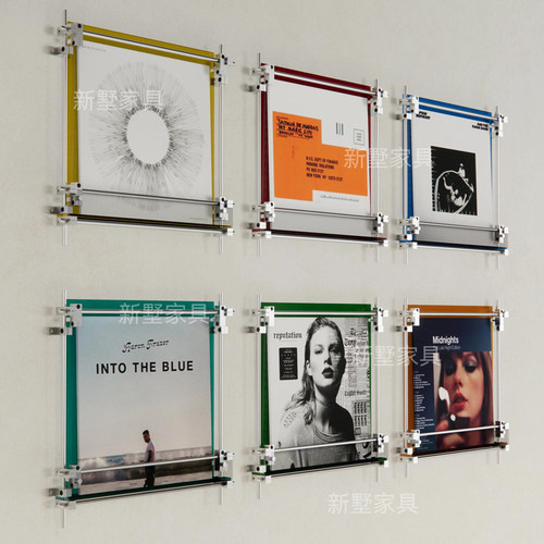 亚克力海报展示架客厅墙面装饰