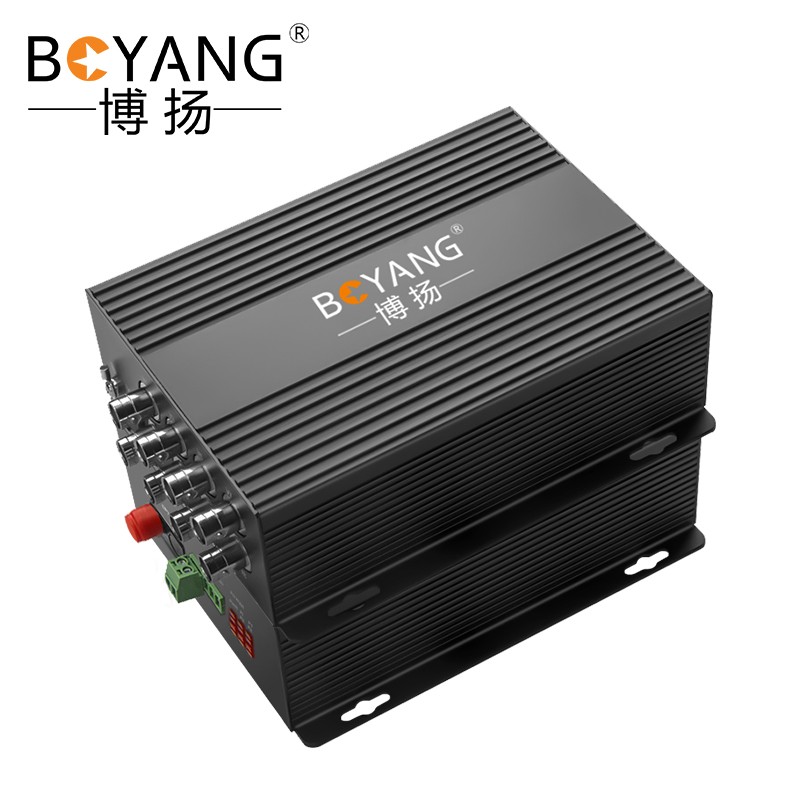博扬 同轴高清数字视频光端机 8路视频+1路反向数BY-TVI8V1D-720P