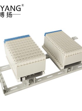 博扬 JPX01型卡接式总配线架MDF音频配线架100回保安排+128回测
