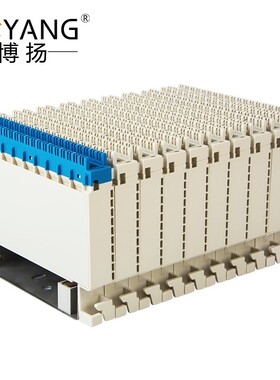博扬 JPX01型卡接式总配线架 MDF音频配线架100回保安排外线模块