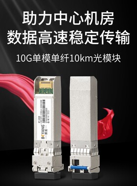 博扬BY-10GB2SFP+光模块万兆10G单模单纤光纤模块(1330nm,10km,L