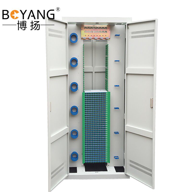 博扬 室内odf机房布线柜 720芯直插式光纤配线架/配线箱/配线柜