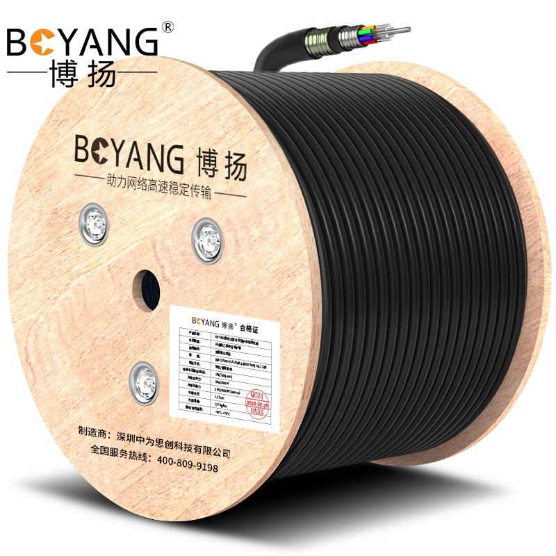 博扬（BOYANG）BY-GYTA53-24B1.3重铠地埋24芯单模室外光缆3000米