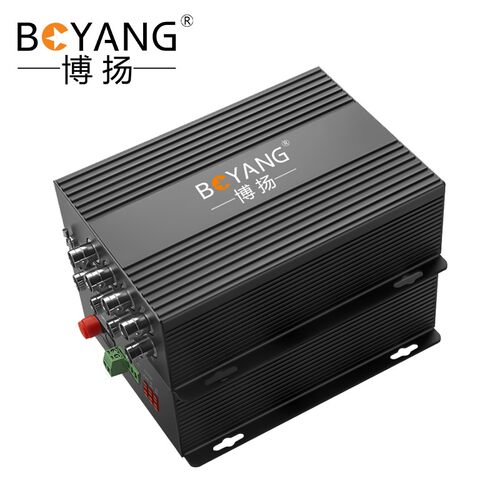 博扬同轴高清数字视频光端机8路视频+1路反向BY-CVI/AHD8V1D-720P