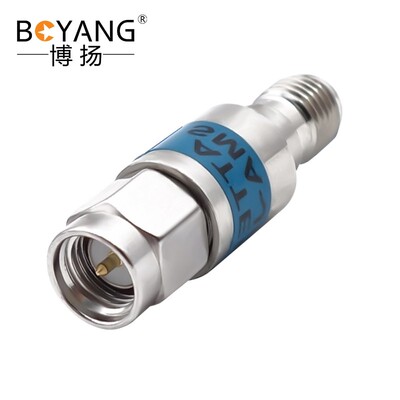 博扬 SMA射频衰减器 同轴衰减器 1dB 2W 0-6GHzSMA-JK公转母头固