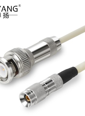 博扬 2M跳线BNC-CC4 2M兆E1接头成品跳线syv75-2-1同轴电缆DDF3米