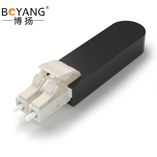 博扬 光纤回路器 LC多模环路器 帽式环回器光模块自环测试回路器