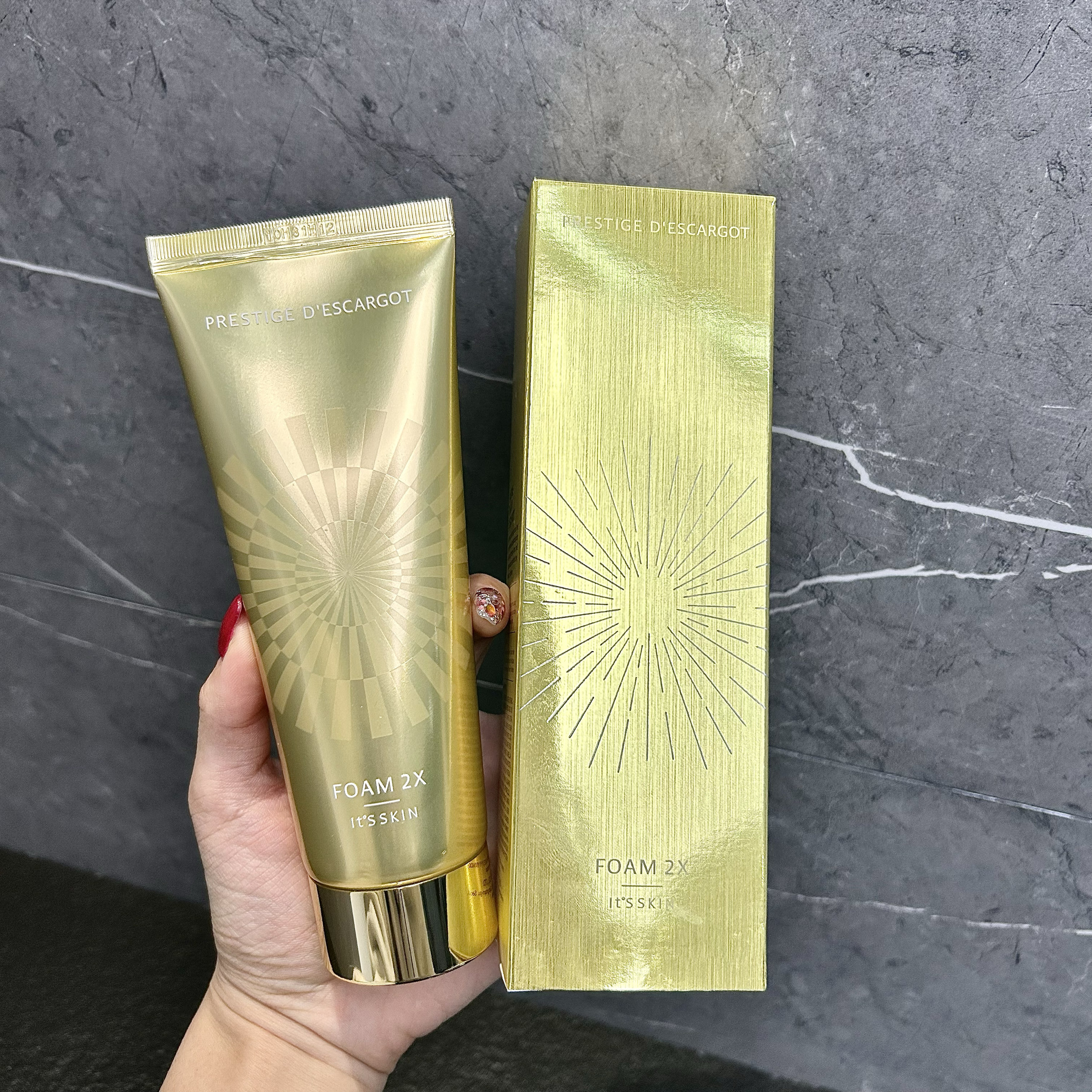 骨折清|韩国晶钻蜗牛洗面奶150g 温和清洁滋润保湿