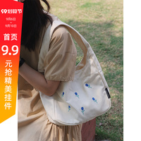 梵花不语小清新日系帆布包女夏季休闲单肩包小个子学生新款手提包