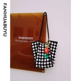 Шахматы, универсальная сумка на одно плечо, портативный тканевый мешок для школьников