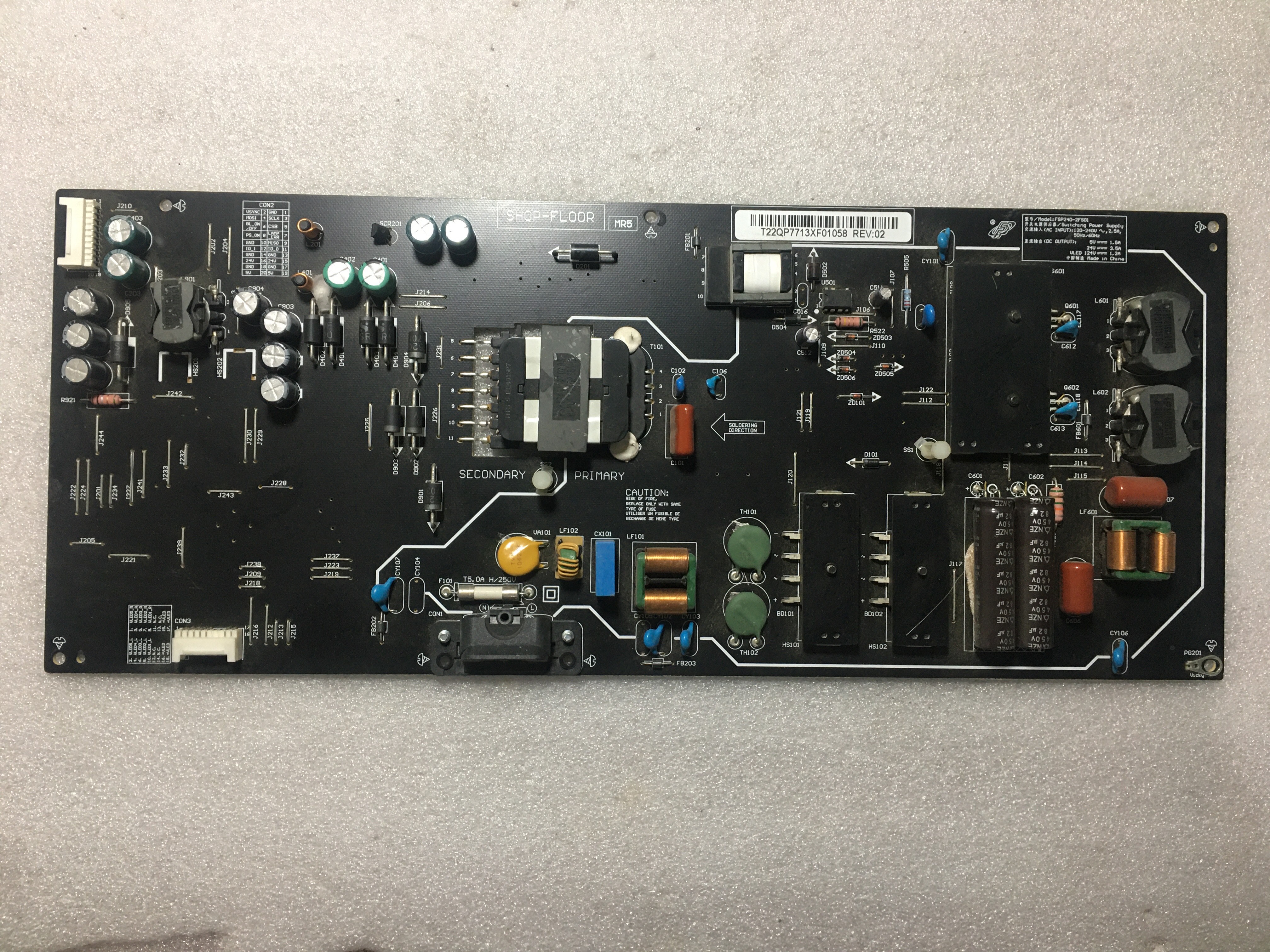 FSP240-2FS01电视电源板小米