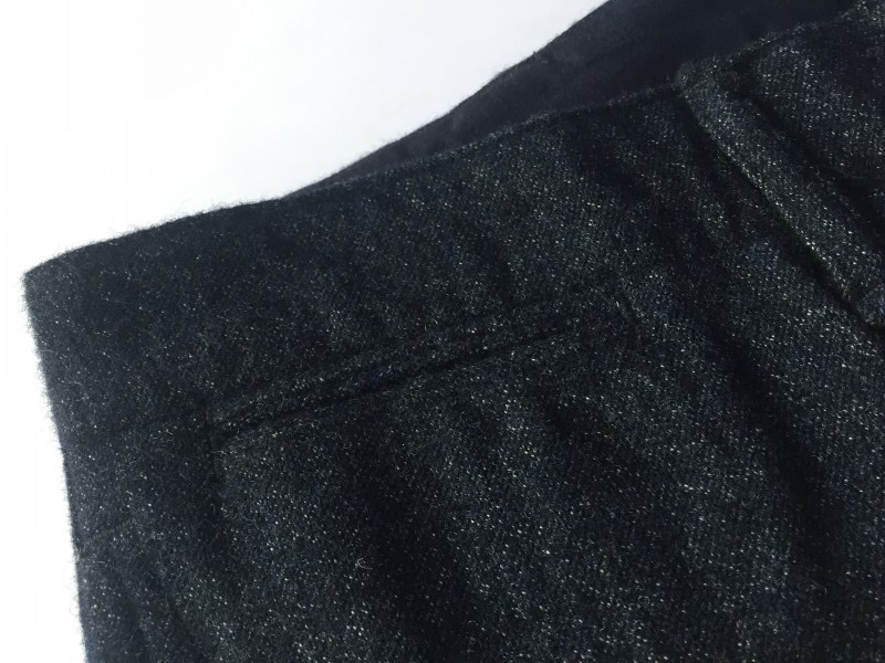 美式复古毛料休闲长裤