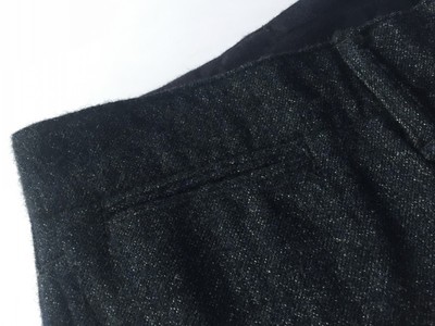 美式复古毛料休闲长裤