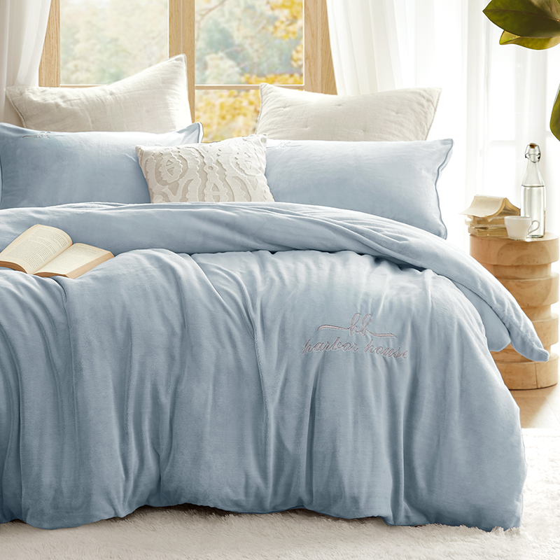 【秒杀直播间】Harbor House牛奶绒四件套珊瑚绒床笠加绒加厚床品