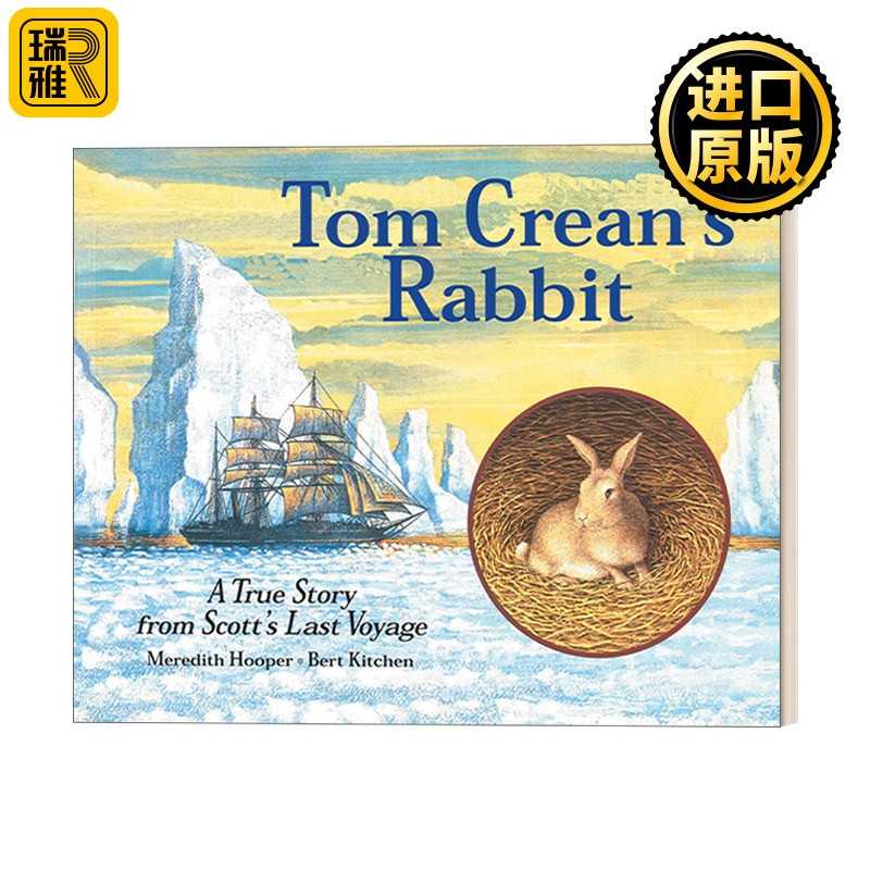 进口原版 Tom Crean's Rabbit 汤姆的兔子 罗伯特·法尔肯·斯科特的南极探险故事   Frances