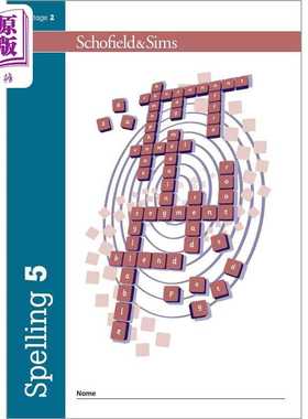 进口原版 *英国S&S教辅Spelling 5 拼写 5  9-10岁适用 附答案  英文原版 英语单词字母识别   Schofield and Sims