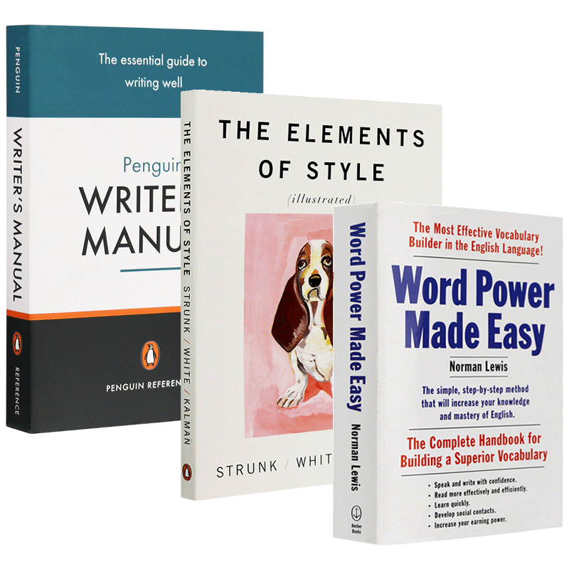 进口原版 word power made easy 单词的力量 英文原版 风格的要素英文版 英语写作手册 英语词汇写作学习书 进口工具书籍正版现