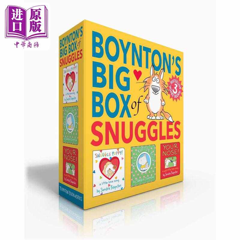 进口原版 *桑德拉.博因顿 拥抱的故事 3册套装 Sandra Boynton BoyntonS Big Box Of Snuggles (Boxed Set) 英文原   Little Simon