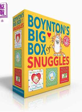 进口原版 *桑德拉.博因顿 拥抱的故事 3册套装 Sandra Boynton BoyntonS Big Box Of Snuggles (Boxed Set) 英文原   Little Simon