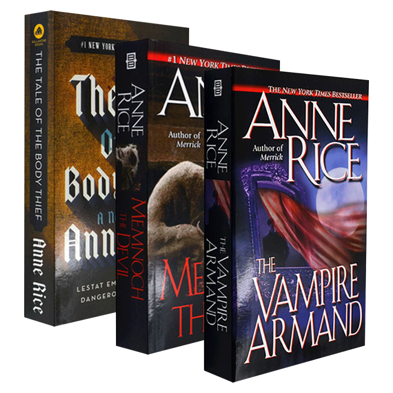 进口原版 The Vampire Chronicles 吸血鬼编年史4-6册 安妮赖斯 Anne Rice 英文版 进口英语原版书籍 英文原版   Ballantine