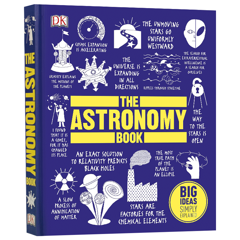 进口原版 DK天文学百科 人类的思想百科丛书 英文原版 The Astronomy Book: Big Ideas Simply Explained 天文学科普百科全书