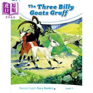 进口原版 *Pearson English kids read 培生小学英语分级绘本1级 三只山羊The Three Billy Goats Gruff蓝思值310L   Pearson EdＵ