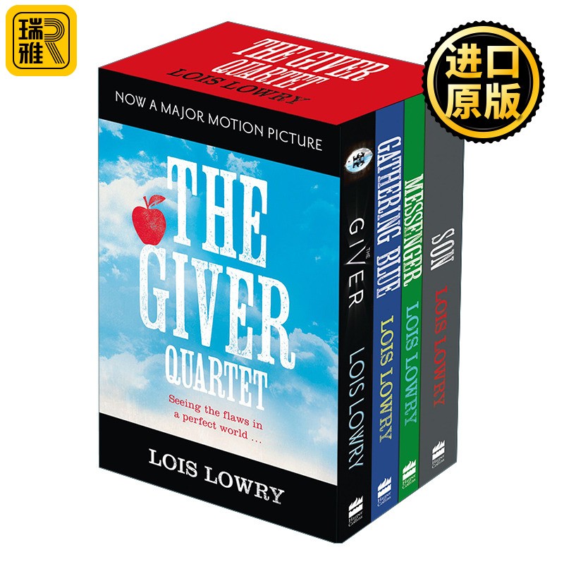 进口原版 英文原版 The Giver Boxed Set 记忆传授人系列四册套装 洛伊丝·劳里 英文版 进口英语原版书籍   HarperCollins