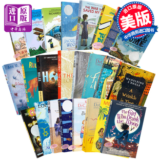 兰斯蓝思指数560L 790L青少年小说 Random Newbery纽伯瑞获奖书单10册英文 House stars 低年级套装 the 进口原版 文学奖Number