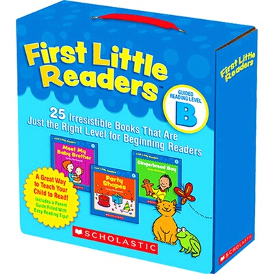 进口原版 小读者系列B级25册 学乐指导性阅读家长套装 英文原版 First Little Readers Guided Reading Level B Scholastic学乐