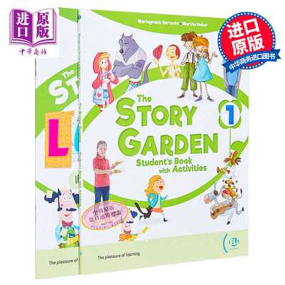 进口原版 *The Story Garden 1 小学英语 故事花园1学生书+笔记本+电子互动书 含音视频和练习资源A1-A2剑桥YLE-KET   ELI Publish
