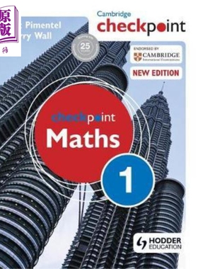 进口原版 *Cambridge Checkpoint Maths Student's Book 1 英文原版 剑桥检查站数学学生用书1 Terry Wall,Ric Pime   Hodder EdＵ