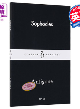 进口原版 *LBS:  55 Antigone 英文原版 小黑书: 55 索福克勒斯：安提戈涅 经典文学   penguin uk