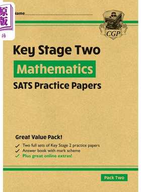 进口原版 *新KS2 Maths SATS实践论文套装2 New KS2 Maths SATS Practice Papers Pack 2 with free Online Extras   Coordination