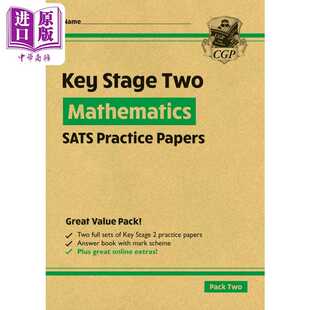 Papers Extras with KS2 进口原版 New Pack SATS 新KS2 SATS实践论文套装 Maths Online Coordination free Practice