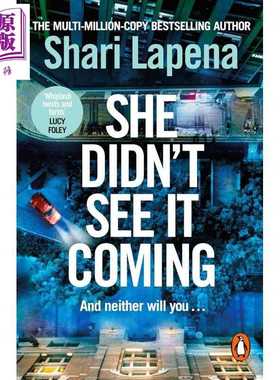 进口原版 *她没想到这一切会发生 She Didnt See It Coming 英文原版 Shari Lapena 惊悚小说   Bantam Press