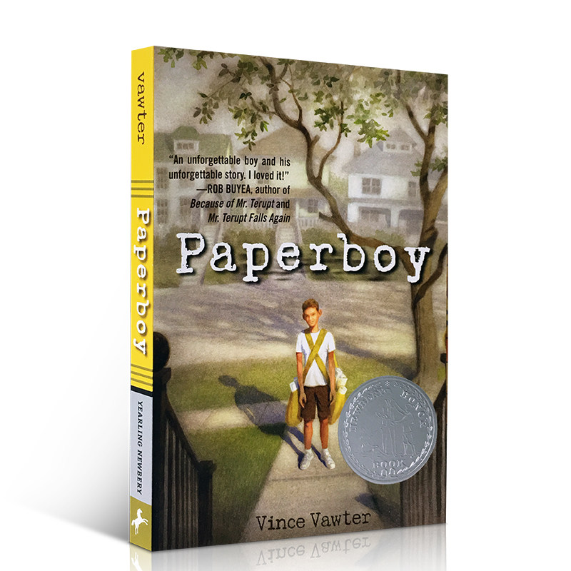 进口原版 *英文原版 Paperboy 送报男孩 报童 纽伯瑞文学奖银奖 少年小说 儿童文学 进口正版儿童读物   Yearling; Reprint