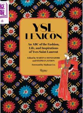 进口原版 *YSL词典 圣罗兰的时尚 生活和灵感 英文原版 YSL LEXICON Martina Mondadori Stephan Janson 生活休闲    Rizzoli